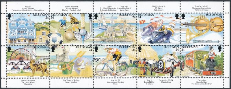 Tourism stamp-booklet sheet, Turizmus bélyegfüzetlap