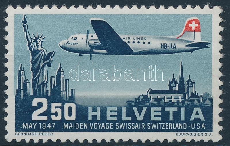 Swissair első repülése, Swissair's first flight