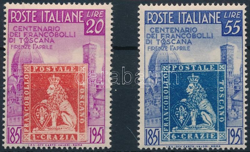 Tuscan stamp centenary, 100 éves a toscanai bélyeg