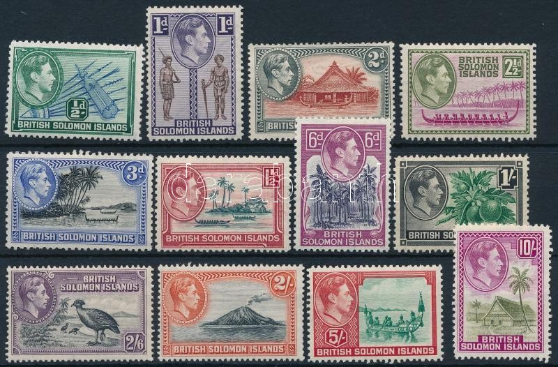 Forgalmi 12 érték, Definitive 12 stamps
