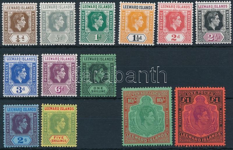 Definitive 13 stamps, Forgalmi 13 érték