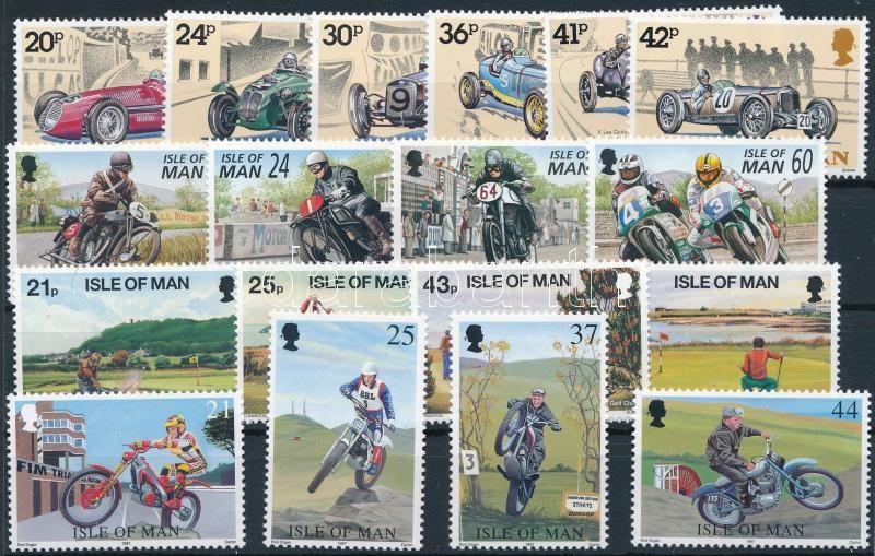 1995-1997 18 klf bélyeg, közte sorok, 1995-1997 18 diff stamps with sets