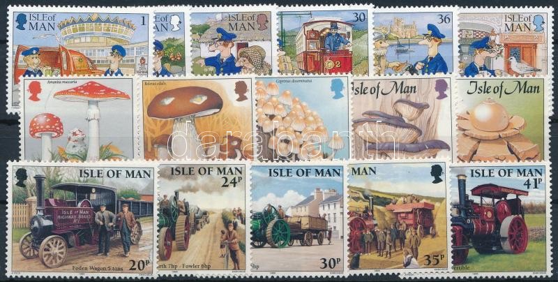 1994-1995 16 klf bélyeg, közte sorok, 1994-1995 16 diff stamps with sets