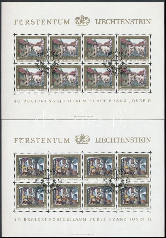 Franz Joseph II's reign minisheet set, II. Ferenc József uralkodása kisívsor