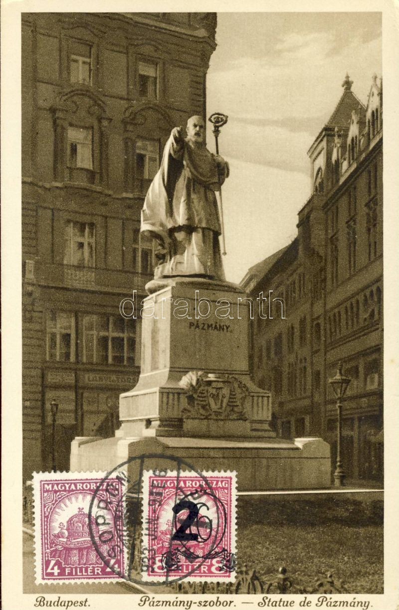 Budapest VII. Pázmány szobor