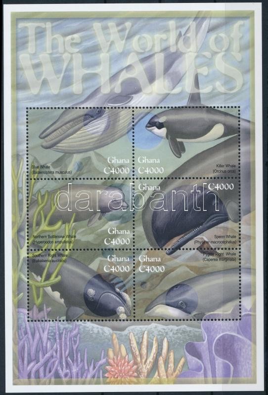 Whales minisheet, Bálnák kisív