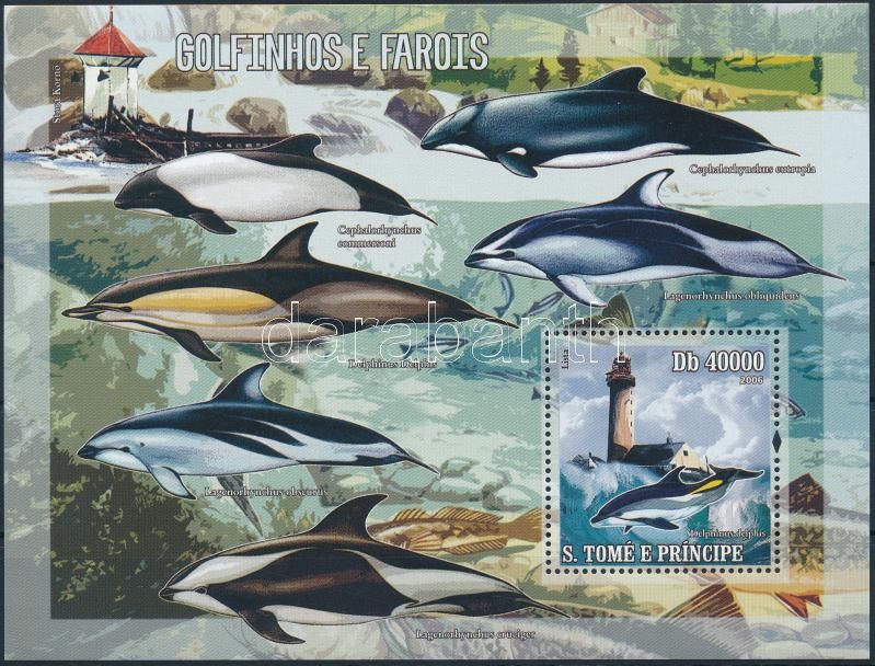 Dolphins and lighthouses block, Delfinek és világítótornyok blokk