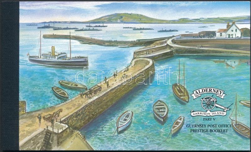 Alderney történelmi fejlődése bélyegfüzet, Historical development of Alderney stamp-booklet