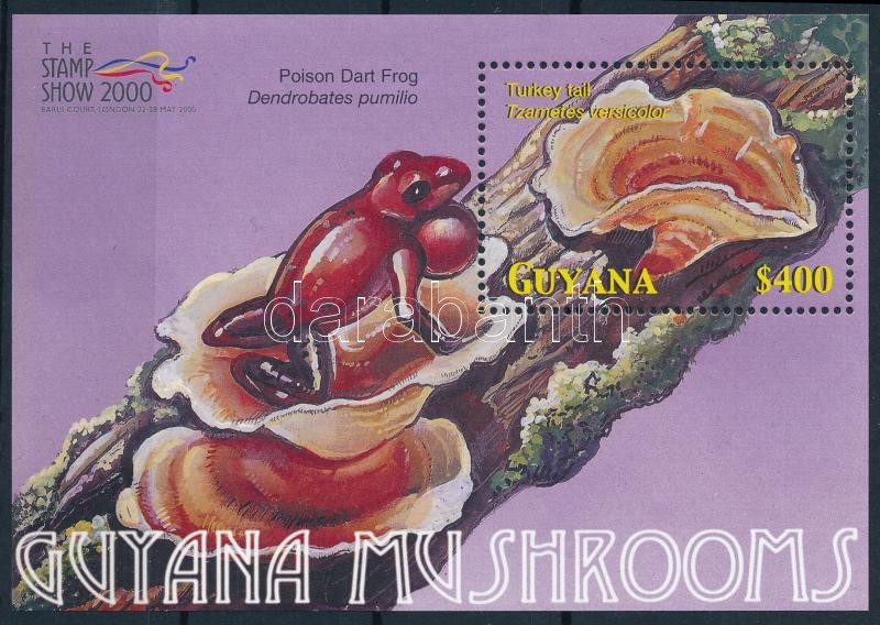 Nemzetközi bélyegkiállítás, London: gomba és béka, International Stamp Exhibition, London: Mushrooms