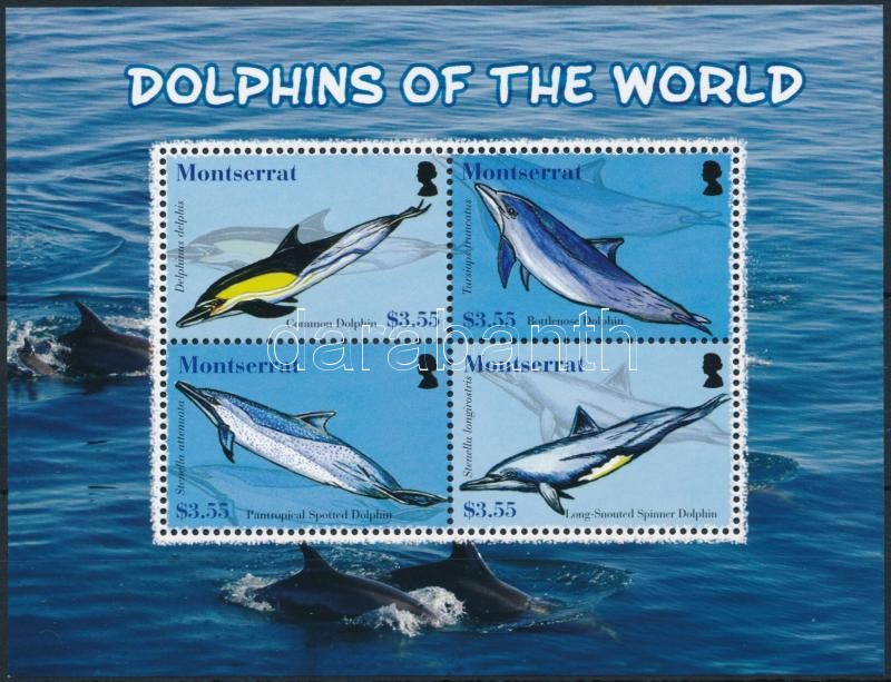 Delfinek kisív, Dolphins mini sheet