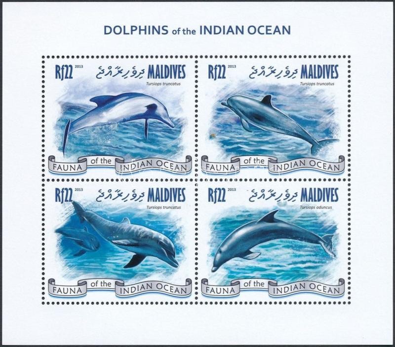 Delfin kisív, Dolphin mini sheet