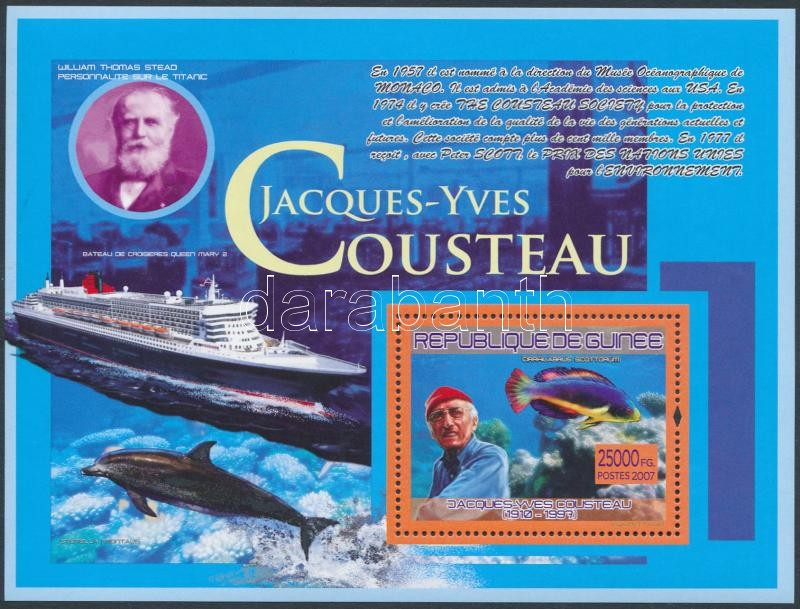 Jacques-Yves Cousteau; dolphin block, Jacques-Yves Cousteau; Delfin blokk