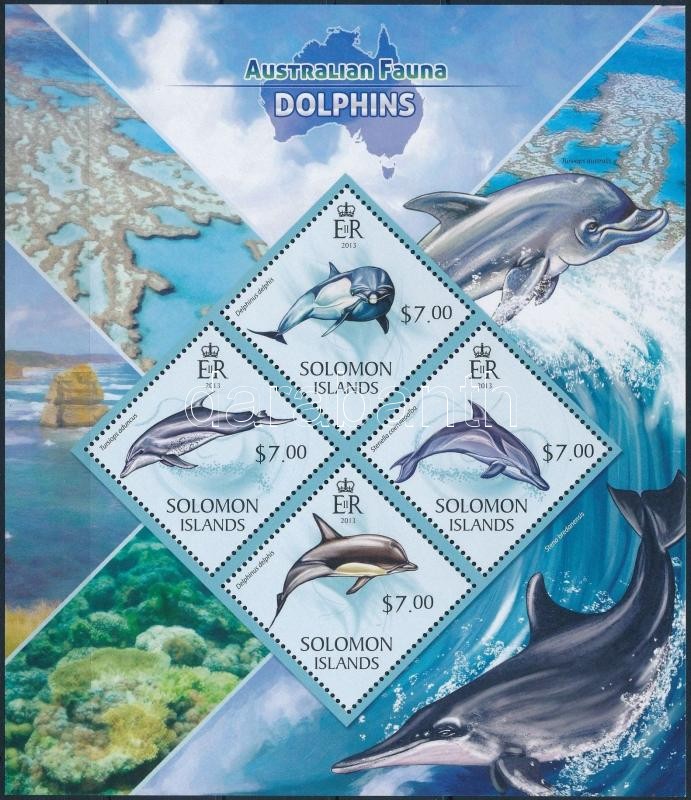 Delfin kisív, Dolphin mini sheet