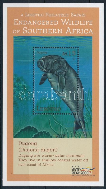 Stamp Exhibition, dugong block, Bélyegkiállítás, dugong blokk