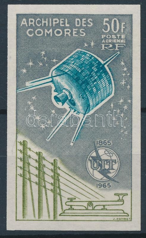 ITU imperforated stamp, 100 éves a Nemzetközi Távközlési Unió vágott bélyeg