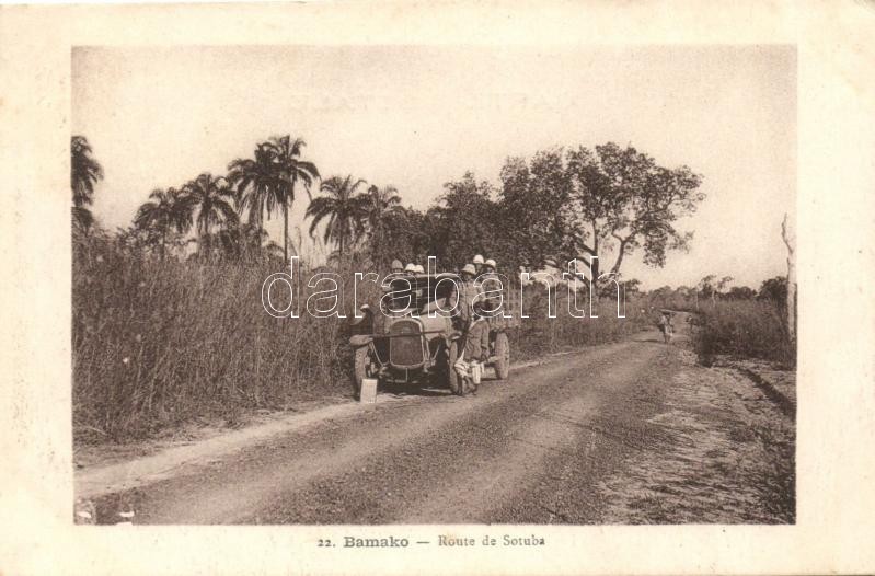 Bamako; Route de Sotuba / Sotuba road, autotruck