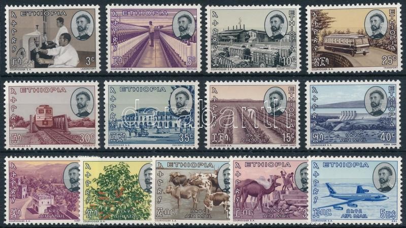 Definitive 13 stamps (Mi 506, 512 missing), Forgalmi 13 érték (Mi 506, 512 hiányzik / missing)