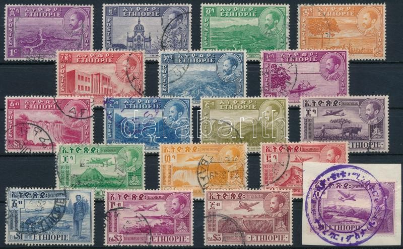 Definitive 18 stamps (Mi 244, 248 missing), Forgalmi 18 érték (Mi 244, 248 hiányzik / missing)