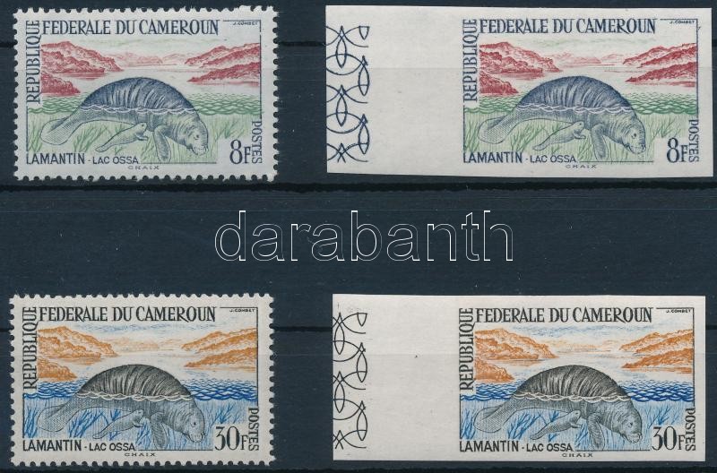 Forgalmi vágott és fogazott sor 2 értéke, Definitive perf imperf stamps from set