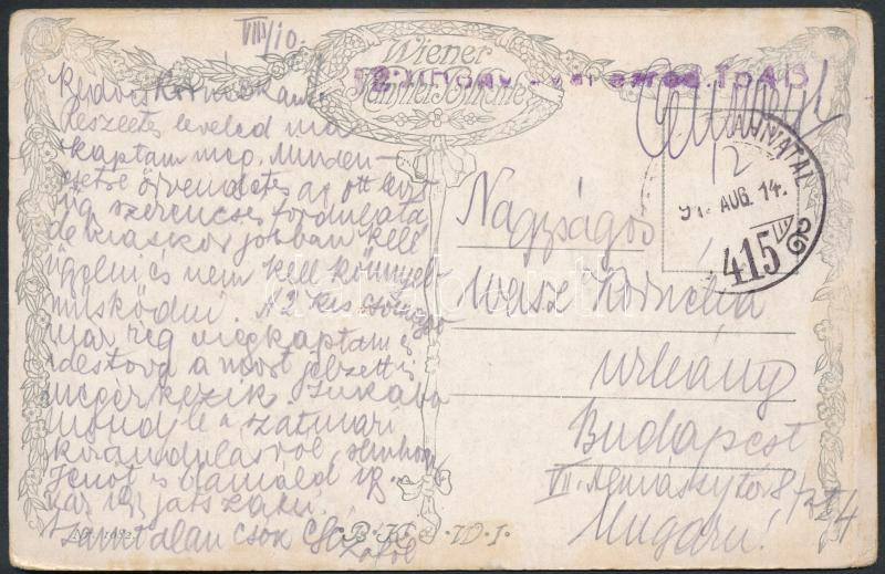 Austria-Hungary Field postcard, Tábori posta képeslap &quot;TP 415&quot;