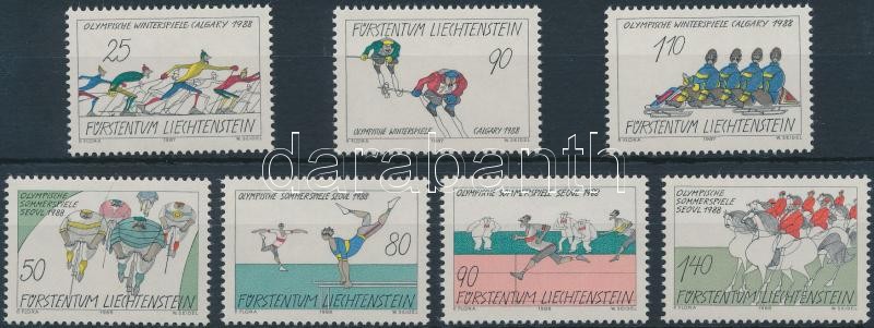 1987-1988 Olympics Games sets, 1987-1988 Olimpiai játékok sorok