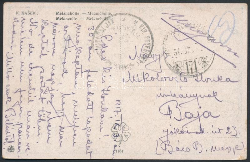Tábori posta képeslap &quot;HP 171&quot;, Austria-Hungary Field postcard