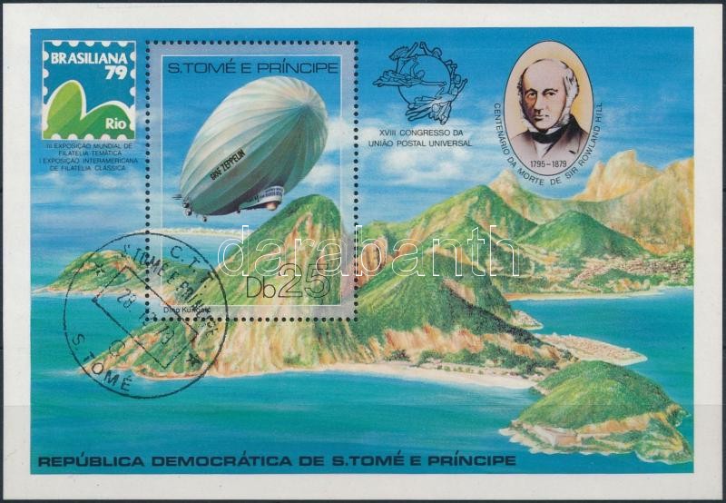 Nemzetközi bélyegkiállítás, BRASILIANA blokk, International Stamp Exhibition, BRASILIANA block