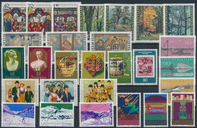 1979-1980 28 klf bélyeg sorokkal, 1979-1980 28 stamps