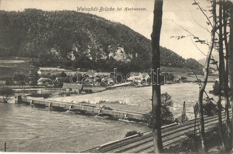 Graz Weinzodl Brucke Bei Hochwasser Darabanth Gmbh