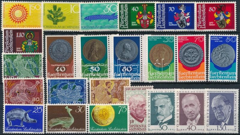 1961-1982 24 stamps, 1961-1982 24 klf bélyeg