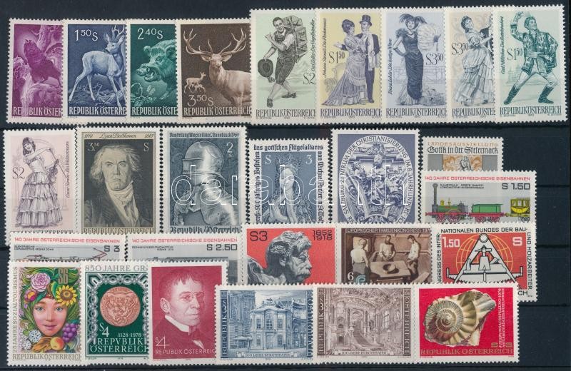 1959-1981 27 klf bélyeg, 1959-1981 27 stamps