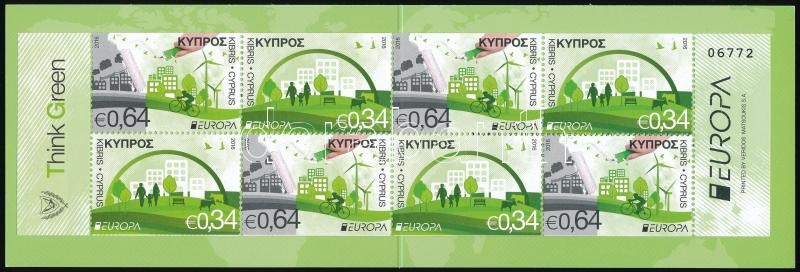 Europa CEPT, Environmental Awareness stamp-booklet, Europa CEPT, Környezettudatosság bélyegfüzet
