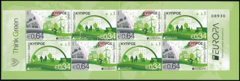 Europa CEPT, Környezettudatosság bélyegfüzet, Europa CEPT, Environmental Awareness stamp-booklet