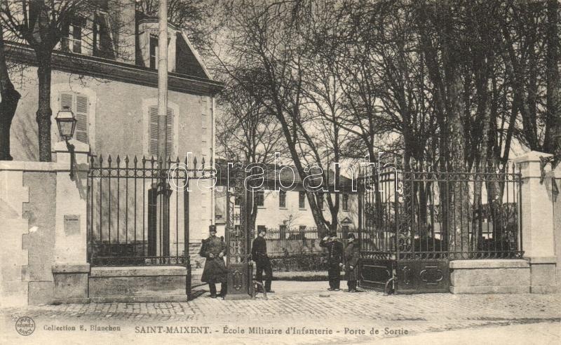 Saint-Maixent-l'École, Ecole Militaire d'Infanterie, Porte de Sortie / military school entry