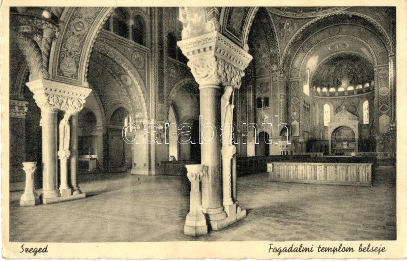 Szeged, Fogadalmi templom, belső