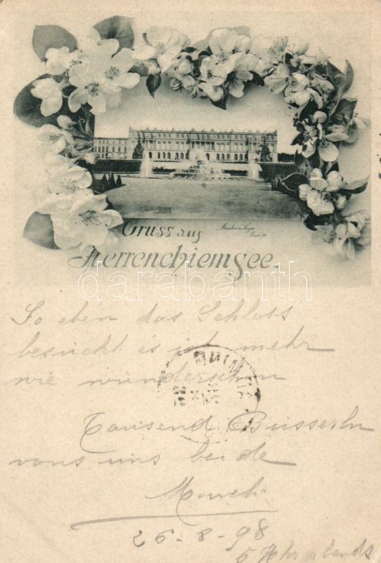 1898 Herrenchiemsee, floral