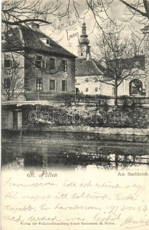 St. Pölten, Am Stadtteich / lake, church