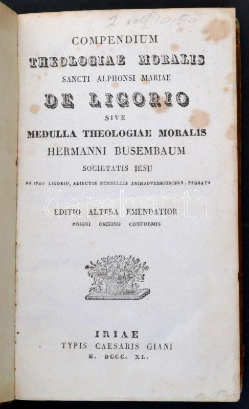 Hermann Busembaum (vagy Busenbaum 16001668) Compendium theologiae