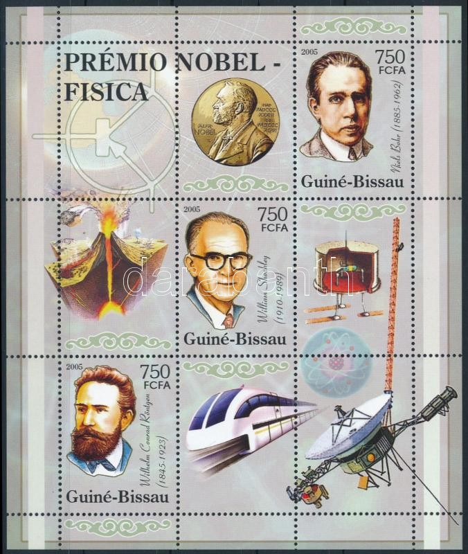 Nobel-díjasok kisív, Nobel Laureates mini sheet