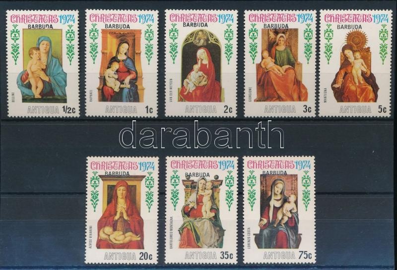 Karácsony motívum 61 klf bélyeg 3 stecklapon, Christmas 61 stamps