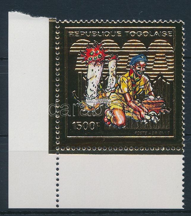 Gomba ívsarki bélyeg, Mushroom corner stamp