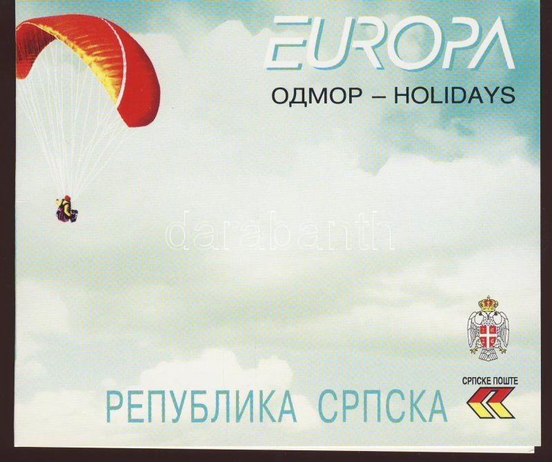 Europa CEPT Urlaub Markenheftchen, Europa CEPT Vakáció bélyegfüzet, Europa CEPT vacation stamp booklet