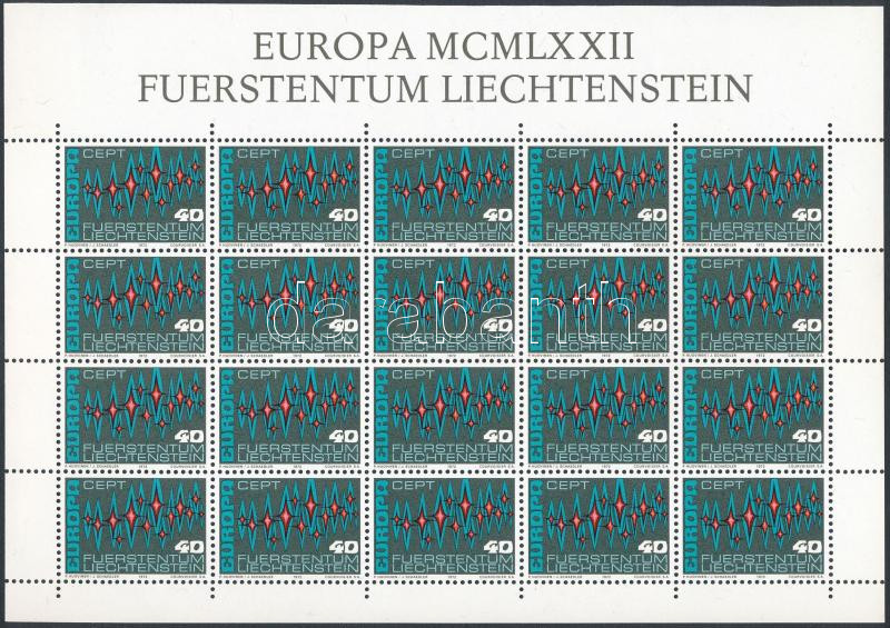 Europa CEPT mini sheet, Europa CEPT kisív