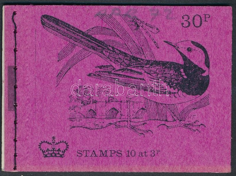 &quot;Pied Wagtail&quot; stampbooklet, &quot;Pied Wagtail&quot; bélyegfüzet