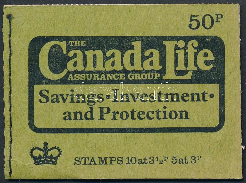 &quot;Canada Life&quot; autumn stamp-booklet pair, &quot;Canada Life&quot; autumn bélyegfüzet pár