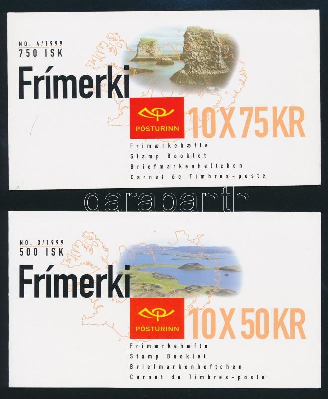 Europa CEPT: National Parks 2 stamp-booklets, Europa CEPT: Nemzeti parkok 2 klf bélyegfüzet