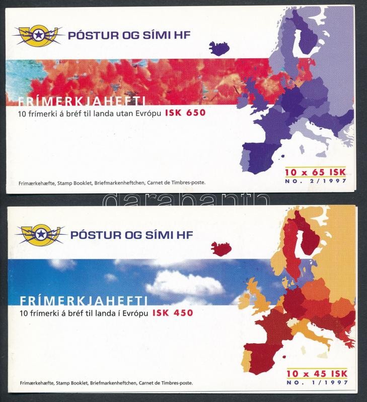 Europa CEPT: Legendák 2 klf bélyegfüzet, Europa CEPT: Legends 2 stamp-booklets