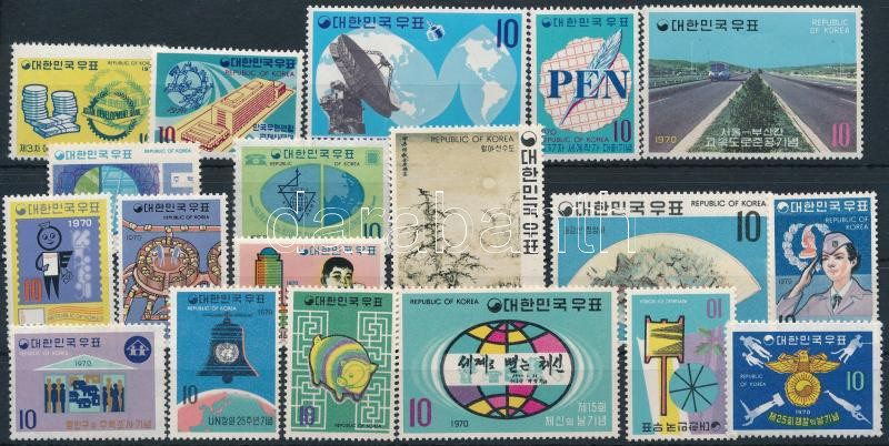 19 stamps, 19 klf béyleg