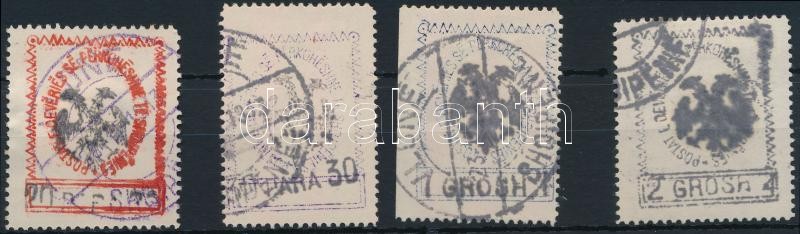 Official 4 stamps, Hivatalos sor 4 értéke