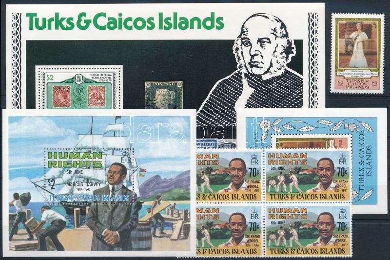 1979-1981 18 db bélyeg és 5 klf blokk, 1979-1981 18 stamps and 5 blocks
